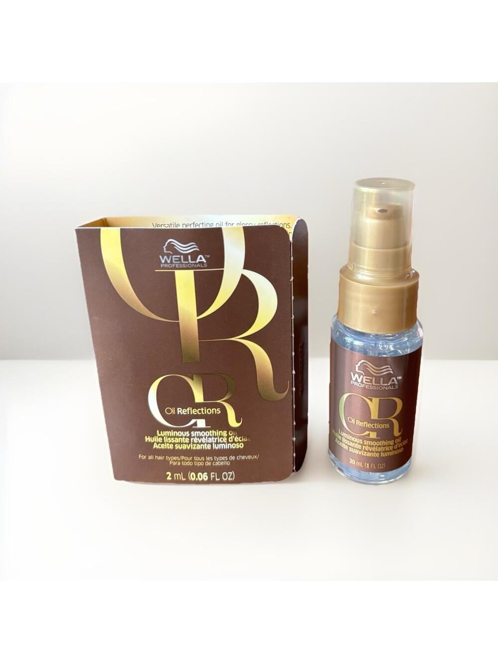 Wella Oil Reflections Luminous Hair Smoothing Oil 30ml + 2ml Booklet Vial New